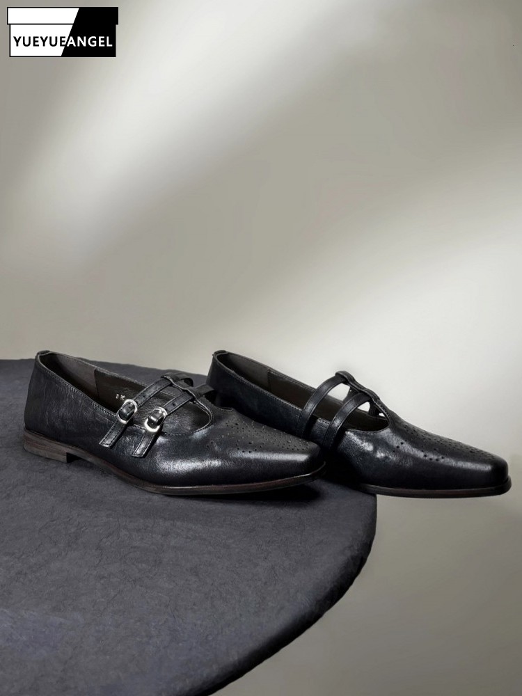 Leatherwork In French - Estilo francês elegante feminino fivela cinta