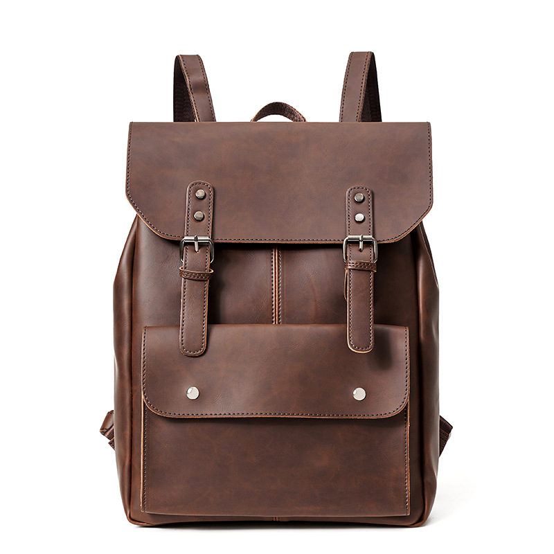 Goyn mochila de couro masculin - Leather Work Rucksack Mens avaliação e preço
