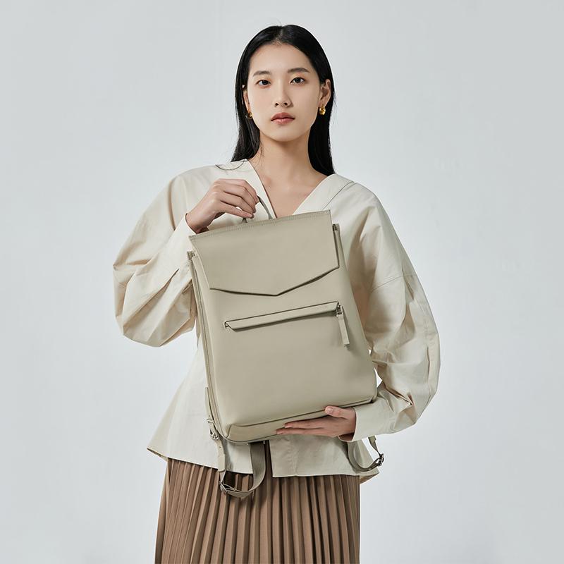 Moda nova japonês e coreano si - Leather Work Womens Backpack avaliação e preço