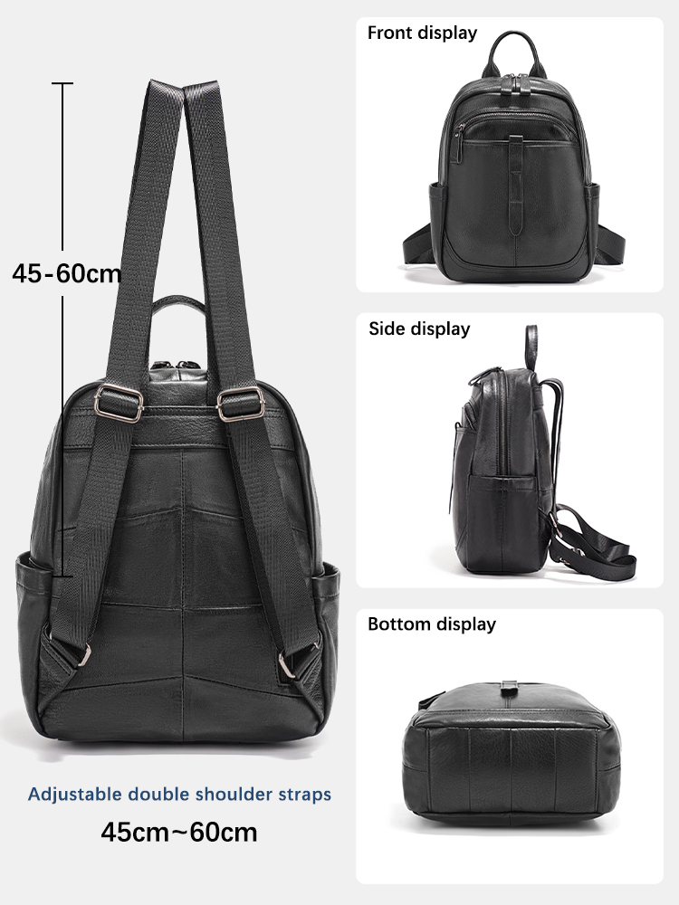 Mochila feminina de couro genu - Leather Work Womens Backpack avaliação e preço