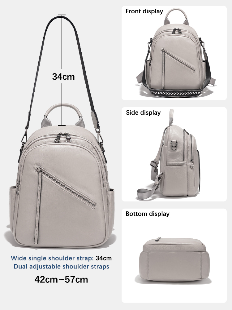 Mochila feminina Zency de cour - Leather Work Womens Backpack avaliação e preço