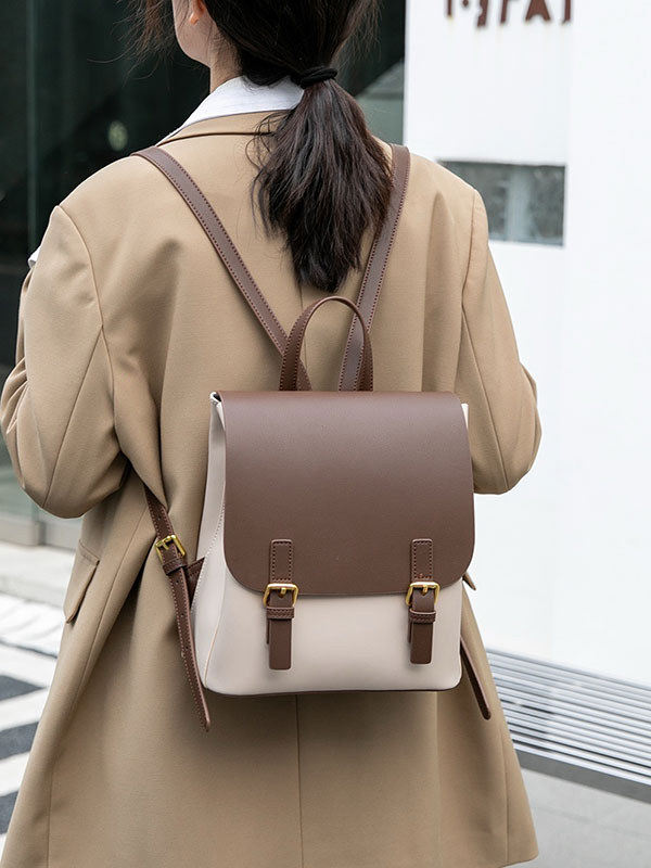 Mochila Pequena Feminina Fashi - Leather Work Womens Backpack avaliação e preço