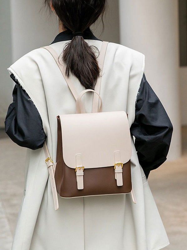 Mochila Pequena Feminina Fashi - Leather Work Womens Backpack avaliação e preço