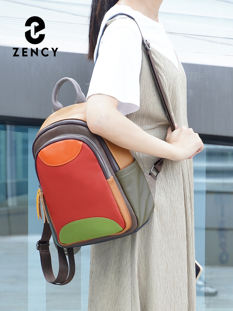 Mochila Feminina Zency de Cour - Leather Work Womens Backpack avaliação e preço