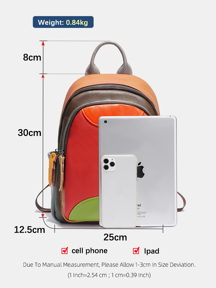 Mochila Feminina Zency de Cour - Leather Work Womens Backpack avaliação e preço