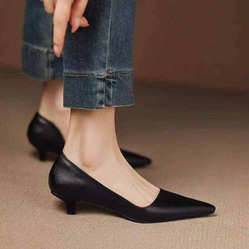 Sapatos femininos de salto agu - Leatherwork In French avaliação e preço