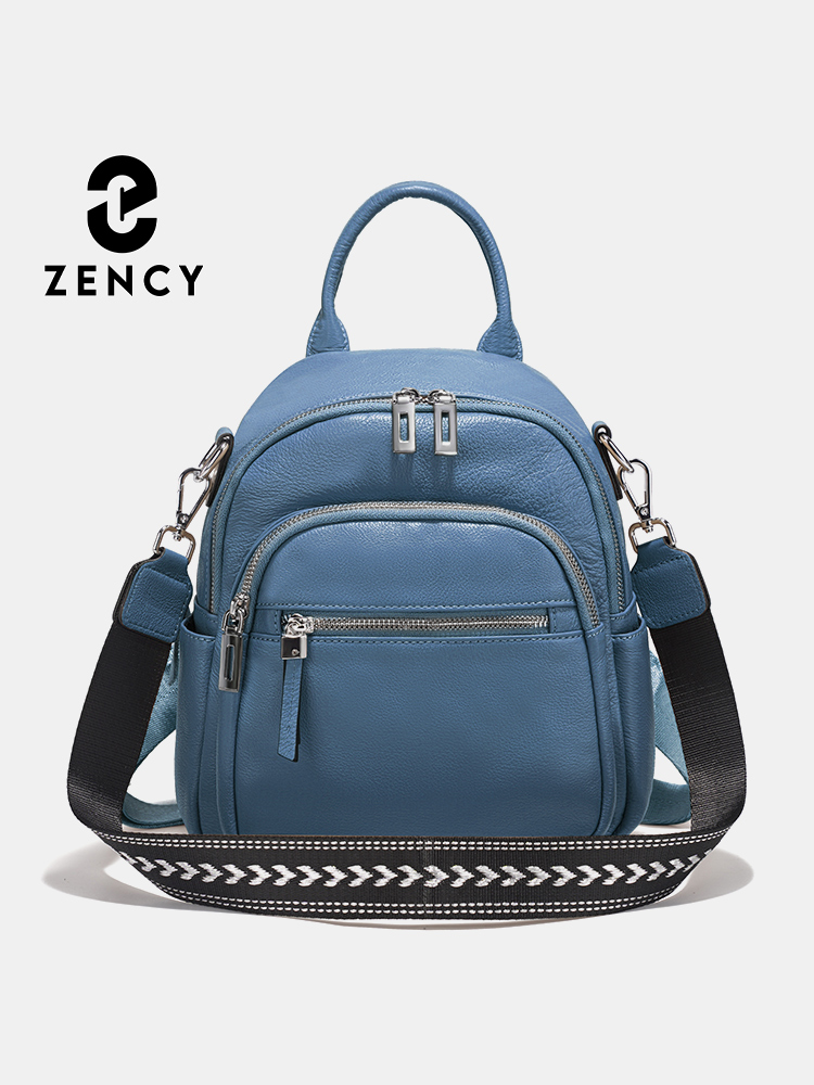 Zency mochila pequena de couro - Leather Work Womens Backpack avaliação e preço