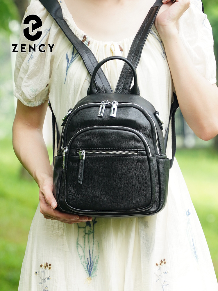 Zency mochila pequena de couro - Leather Work Womens Backpack avaliação e preço