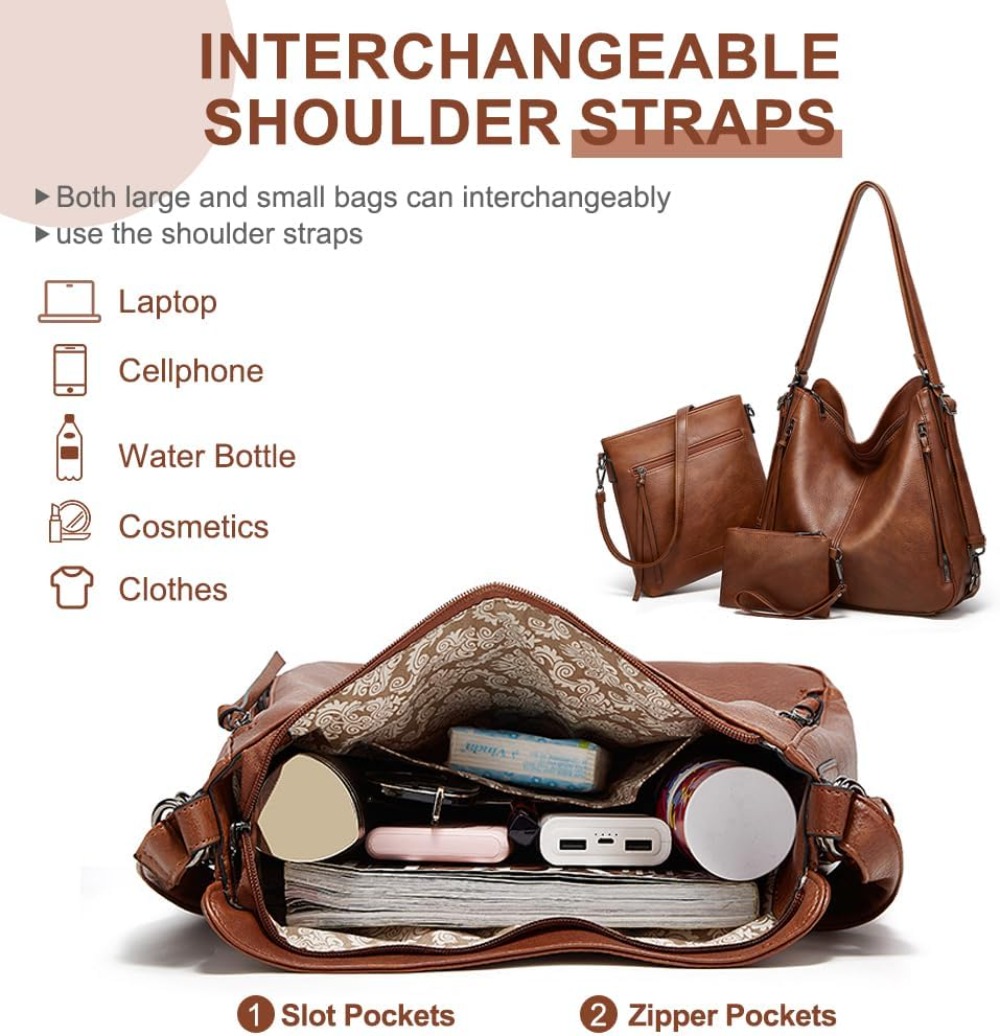Bolsa Tote de Luxo para Mulher - Leather Work Womens Backpack avaliação e preço