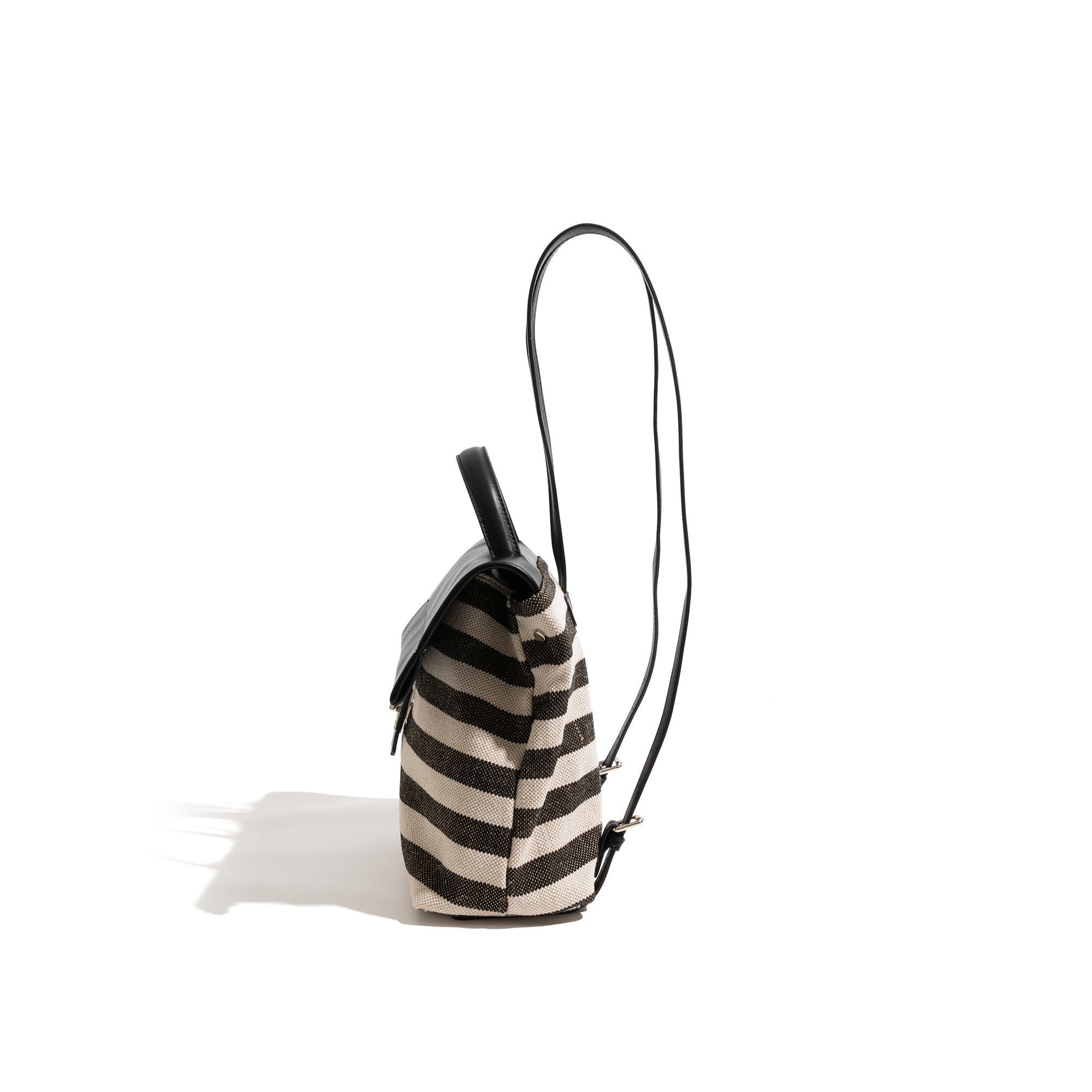 Mochila de Lona e Couro Listra - Leather Work Womens Backpack avaliação e preço