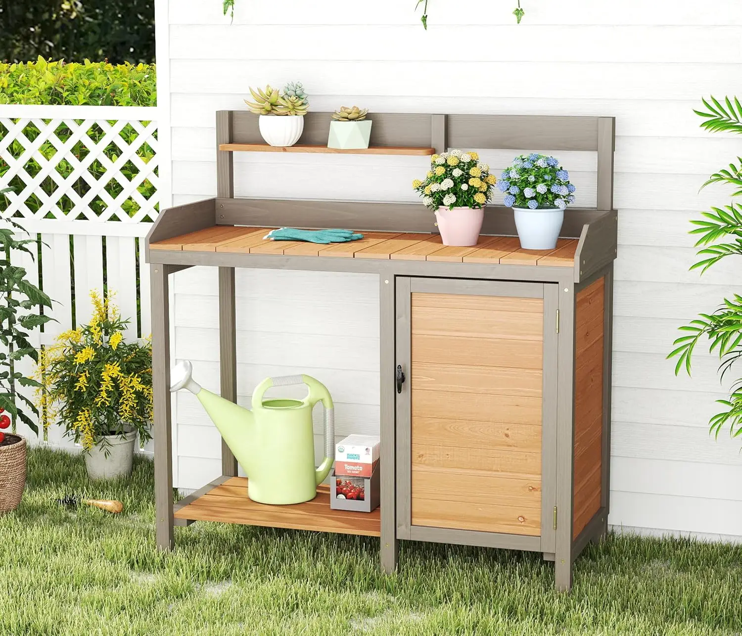 Bancada de Jardinagem de Madei - Leatherwork Bench avaliação e preço