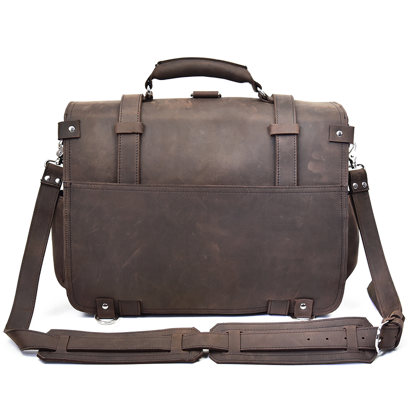 Mochila de couro crazy horse g - Leather Work Rucksack Mens avaliação e preço
