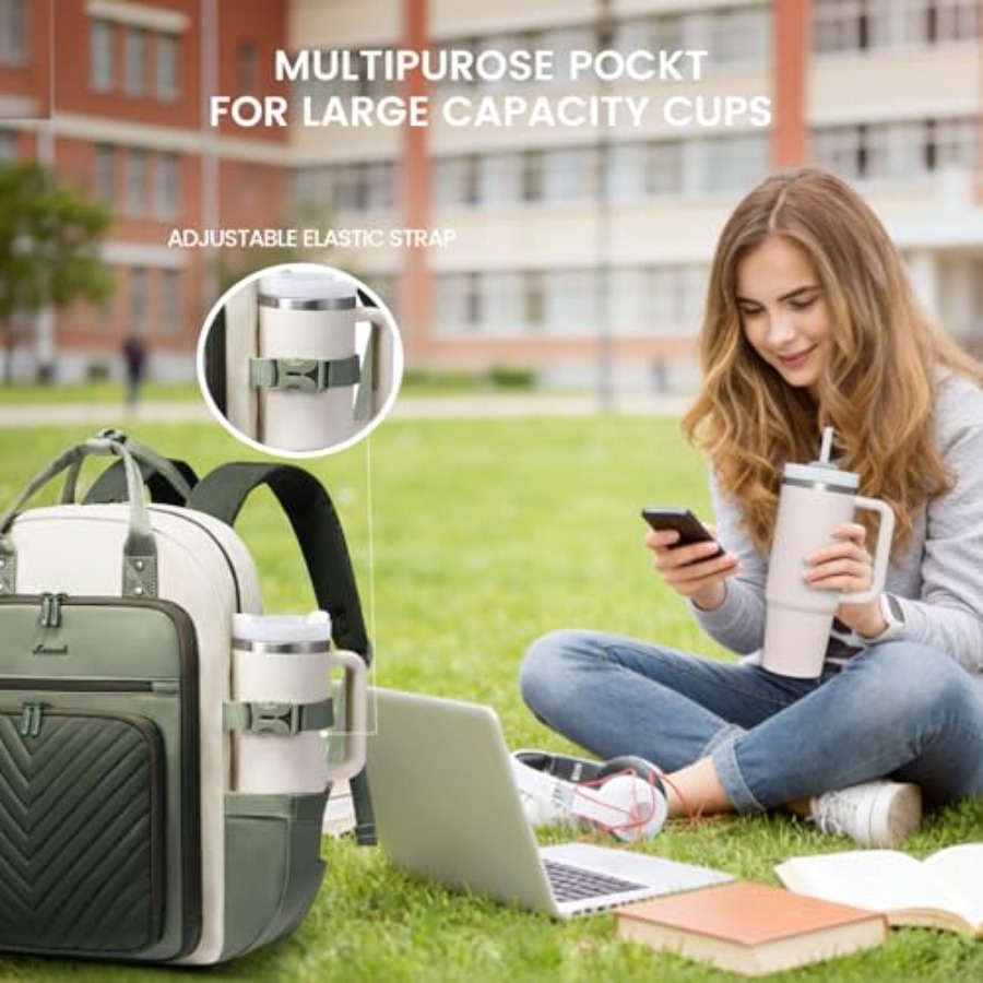 Mochila para Laptop Feminina,  - Leather Work Womens Backpack avaliação e preço