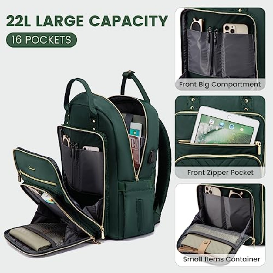 Mochila para Laptop Feminina,  - Leather Work Womens Backpack avaliação e preço