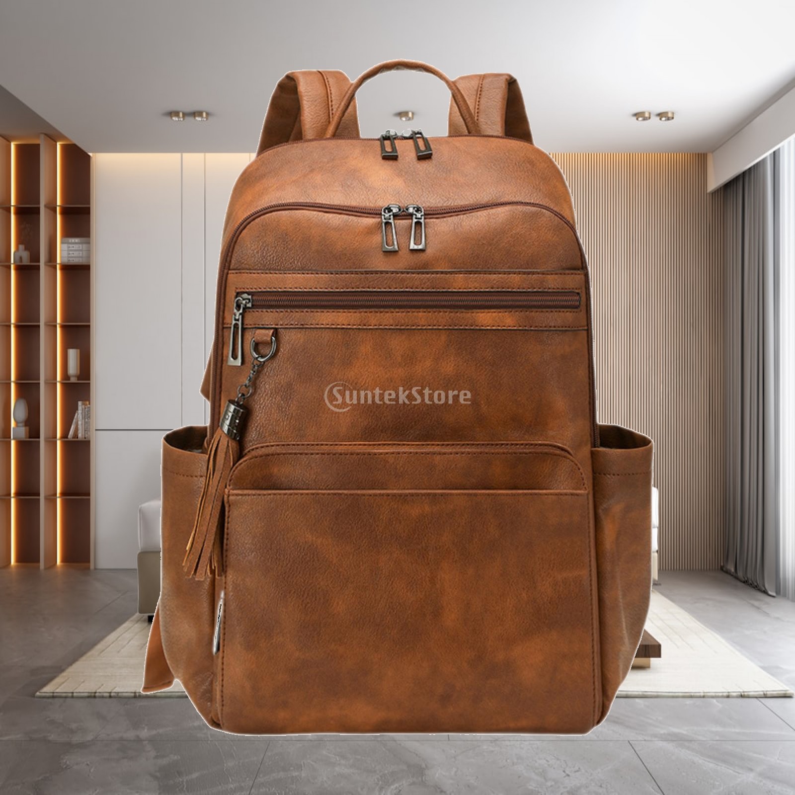 Bolsa de Viagem Feminina em Co - Leather Work Womens Backpack avaliação e preço