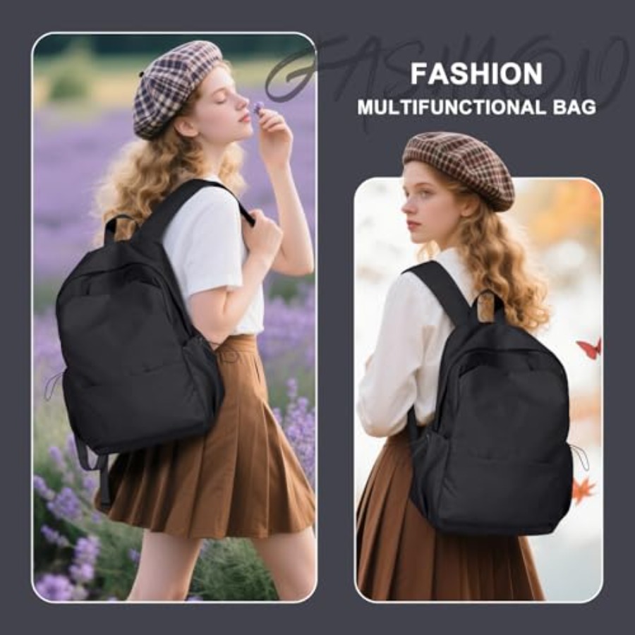 Mochila preta para mulheres, m - Leather Work Womens Backpack avaliação e preço