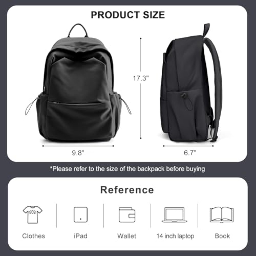 Mochila preta para mulheres, m - Leather Work Womens Backpack avaliação e preço